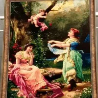 تابلو فرش دستبافت سیب چین یاگلچین فرانسه