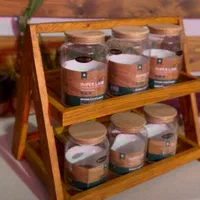 استند چوبی دوطبقه