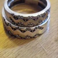 حلقه ازدواج انگشتر نقره حلقه ست نقره