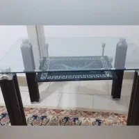 میزن ناهار خوری ۴ نفره دو طبقه شیشه ۶ میل|میز و صندلی غذاخوری|کرج, شاهین‌ویلا|دیوار