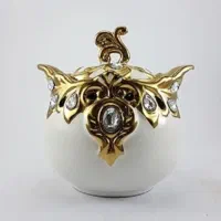 ظرف شکلات خوری سرامیک در دار UniqueC CHINA