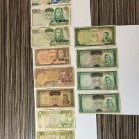 ۱۲ عدد اسکناس تک شاهی کارکرده