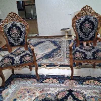 مبل ۷نفره سلطنتی چوب گردو