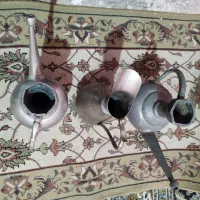 دو عدد آفتابه مسی و یک پارچ