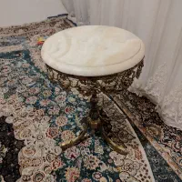 ساعت و میز و سطل زباله و جا آجیل برنز