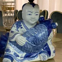 آباژور قلم آبی طرح بودا