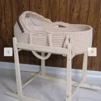 گهواره و سبد نوزاد یا نی نی لالای حصیری با پایه