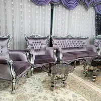 مبلمان سلطنتی ۹نفره نونو به همراه میز نهار خوری|مبلمان خانگی و میز عسلی|خمینیشهر, |دیوار