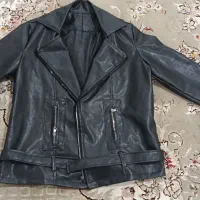 کت چرم زنانه مشکی