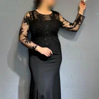 پیراهن مجلسی دانتل سایز بزرگ فروش به قیمت اجاره|لباس|کرمان, |دیوار
