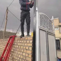 نقاشی ساختمانی درب و پنجره و خانه،...|خدمات پیشه و مهارت|بوکان, |دیوار