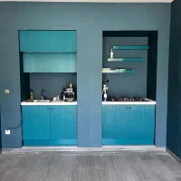 دوعد کابینت گازصحفه ای وسینک ظرفشویی وشیرظرفشویی