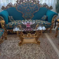 مبل سلطنتی ،تمام چوب و میز ناهار خوری