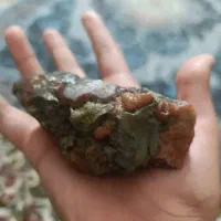 دو عدد سنگ عقیق اصل با کیفیت کلکسیونی و تزیینی