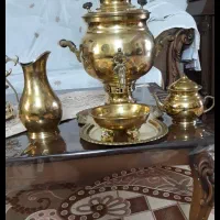 سماورزغالی مهردار 4لیتری ست کامل