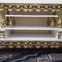 میز تلویزیون آلیاژ برنجی