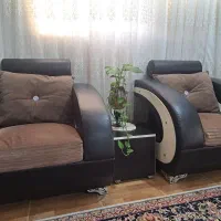 مبل هفت نفره با میز و جلو مبلی