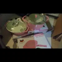 قابلمه آلمانی نو صورتی، جهیزیه|ظروف پختوپز|مشهد, صیاد شیرازی|دیوار