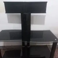 میز تلویزیون شیشه ای
