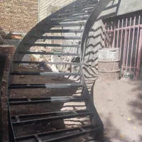 اجرای پله دوبلکس گرد|خدمات پیشه و مهارت|میانه, |دیوار