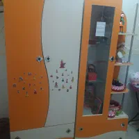 تخت و کمد لباس و ویترین|تخت و سرویس خواب|حمیدیا, |دیوار