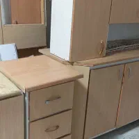 ۹ متر کابینت بدنه فلز در ام دی اف وسینک و هود وشیر|مصالح و تجهیزات ساختمان|اصفهان, شهرستان|دیوار