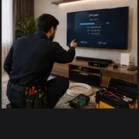 نصب نصاب انتن دیجیتال ، تلوزیون و براکت