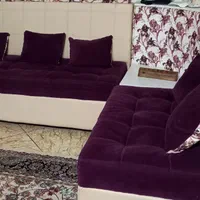 مبل ال هفت نفره پارچه‌ای و چرم مصنوعی طرح چستر|مبلمان خانگی و میز عسلی|نجف‌آباد, امام خمینی|دیوار