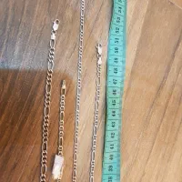 زنجیرهای فیگارو نقره|جواهرات|تبریز, |دیوار