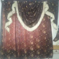 پرده|پرده، رانر، رومیزی|نیمروز, |دیوار