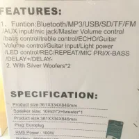 اسپیکر پارتی باگس برندbeecaro kp5|سیستم صوتی خانگی|تهران, جوانمردان (اندیشه)|دیوار