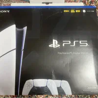 دستگاه ps5 اسلیم دیجیتال با دو دسته و همراه بازی