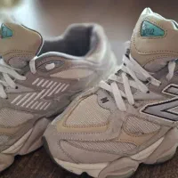 کفش نیوبالانس 9060 طوسی کرم و سبز سیریNB