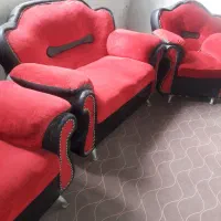 مبل چرم و پارچه