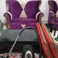 مبل ۷نفره جارو برقی فرش۹متری میزعسلی وهمراه کولر|سایر لوازم برقی|رشت, حومه رشت|دیوار