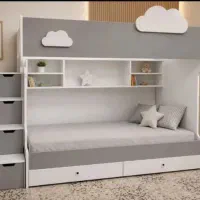 تخت دوطبقه مدل (ابر)
