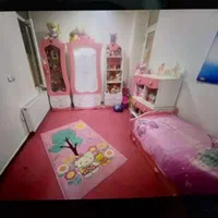 سرویس خواب تخت نوزاد نوجوان و کمد دخترانه شیک