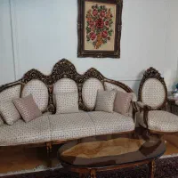 مبل استیل ۹ نفره|مبلمان خانگی و میز عسلی|تهران, سردارجنگل|دیوار