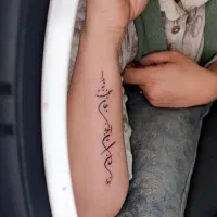 خط چشم داعم تتو بدن