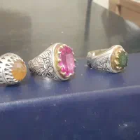 سه تا انگشترجواهری خاص وزیبا