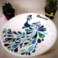 نقاشی رو سفال، دیوارکوب|تابلو، نقاشی، عکس|نیشابور, مازول|دیوار