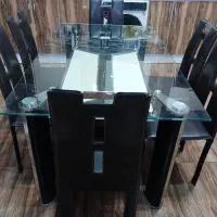 میز ناهارخوری ۶ نفره با ۶ تا صندلی