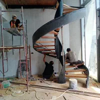 طراحی ساخت پله معلق،تک محور،دومحور،پله پیچ فلزی|خدمات پیشه و مهارت|رشت, سعدی (تختی)|دیوار