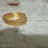النگو نقره با ابکاری طلا