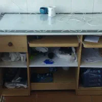 میز کامپیوتر همراه با شیشه|میز تحریر و کامپیوتر|سبزوار, جوادیه شرقی|دیوار