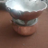 ظرف میوه و قابلمه مسی