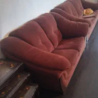 مبل راحتی 7نفره با 3میز عسلی و 1میز بزرگ|مبلمان خانگی و میز عسلی|قائمشهر, |دیوار