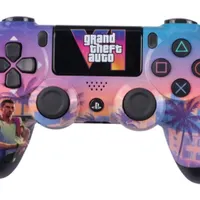 دسته بی سیم ps4 با طرح GTA VI