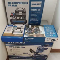 کمپرسور و میخ کوب و فارسی بر و عمودبر