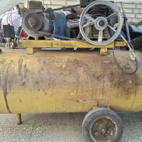 پمپ باد دو سیلندر موتور کتابی مخزن 250